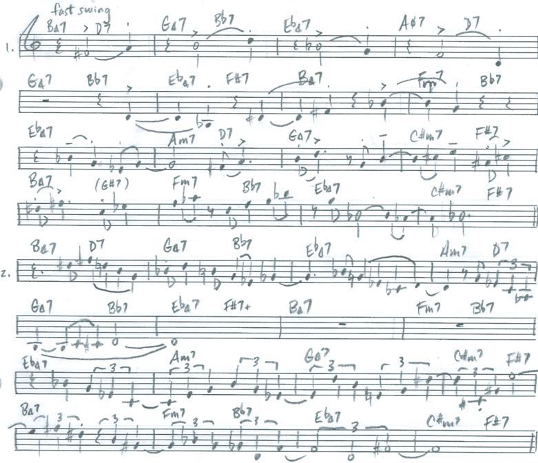 David Braid Jazz Solo on Giant Steps